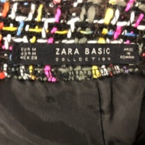 ZARA Tweed Mini Skirt, M, NWT - Picture 3 of 4